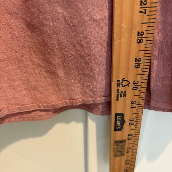 Tommy Bahama Shirt Mens XL Pink Herringbone Stretch Button Down Long Sleeve - Picture 10 of 13